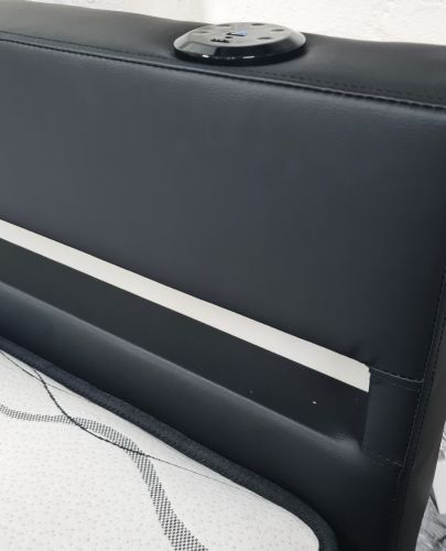 Asteroid Leather King Size Bed headboard