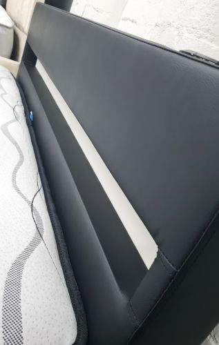 Asteroid Leather King Size Bed head