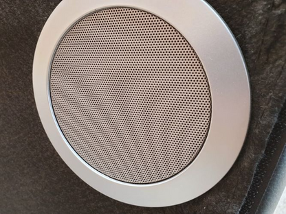 Asteroid Leather King Size Bed speaker