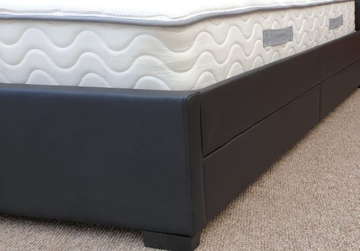 Asteroid Leather King Size Bed