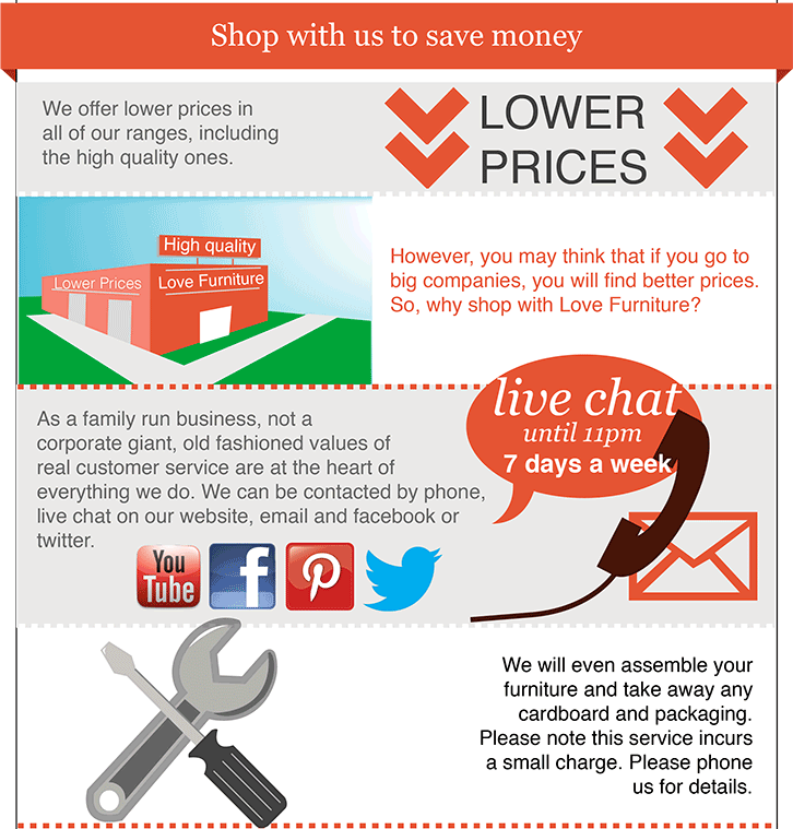Shop with us to save money
